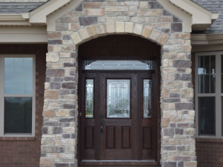 Arched Stone Entry