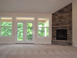 Great Room with corner fireplace