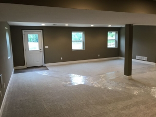 Open Recreational Room in Lower Level